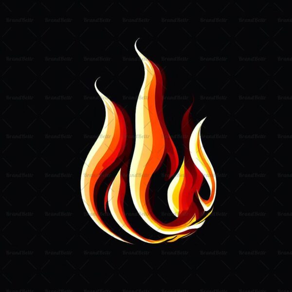 Abstrakte Feuerflammen